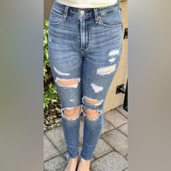 Abercrombie & Fitch Curve Love Super Skinny Jeans, size 26 - Picture 4 of 12